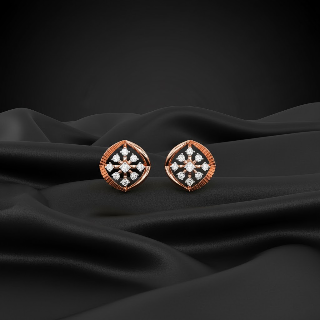 Designer Crafted Diamond Studs