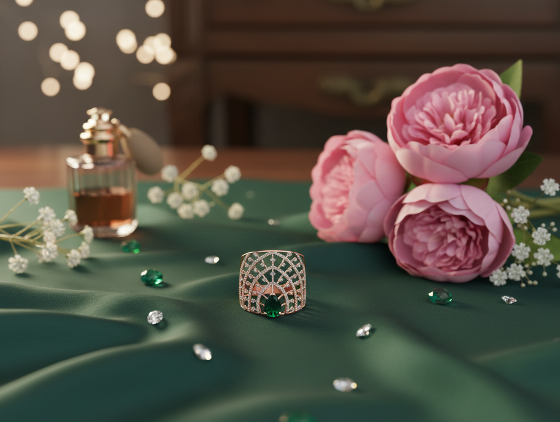Noble Crown Diamond Ladies Ring - 3
