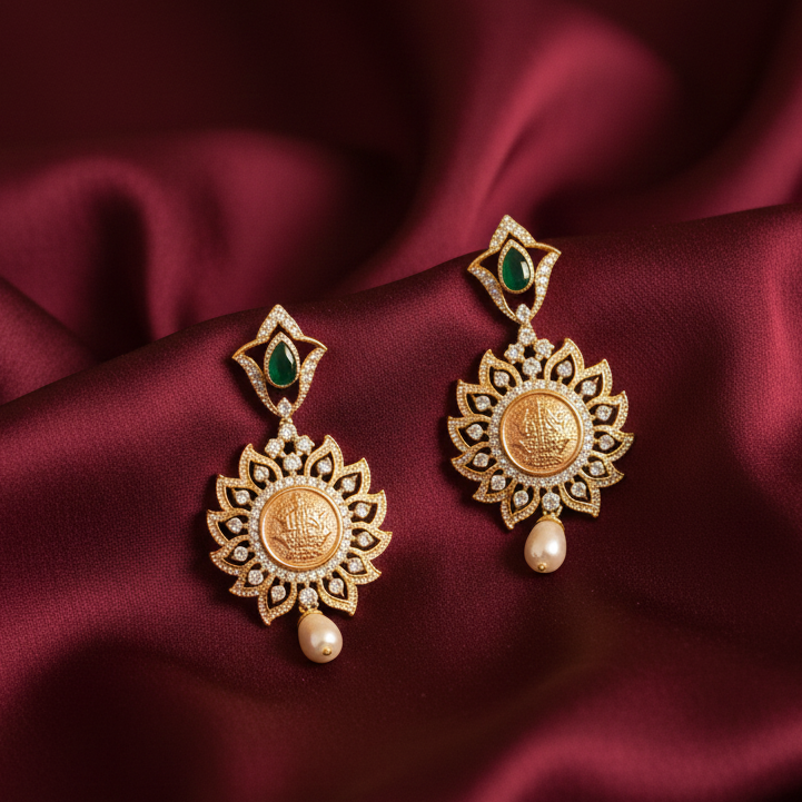 Elegant Classic Diamond Dangler Earrings