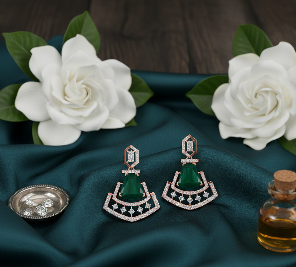 Aria Bloom Diamond Earrings