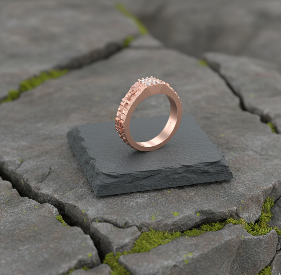 Signature Power Diamond Gents Ring