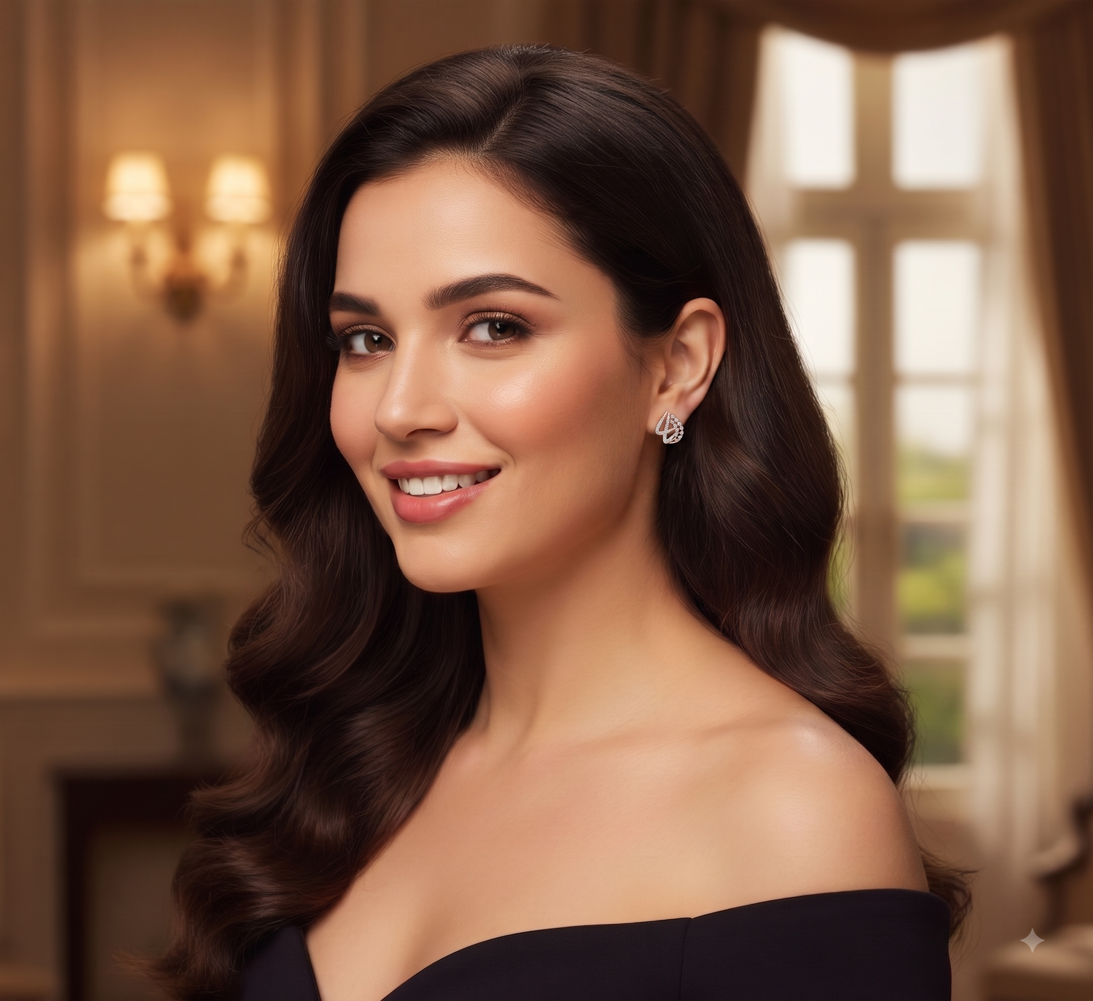 Classic Round Diamond Stud Earrings - 3