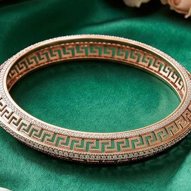 Modern Diamond Bangles