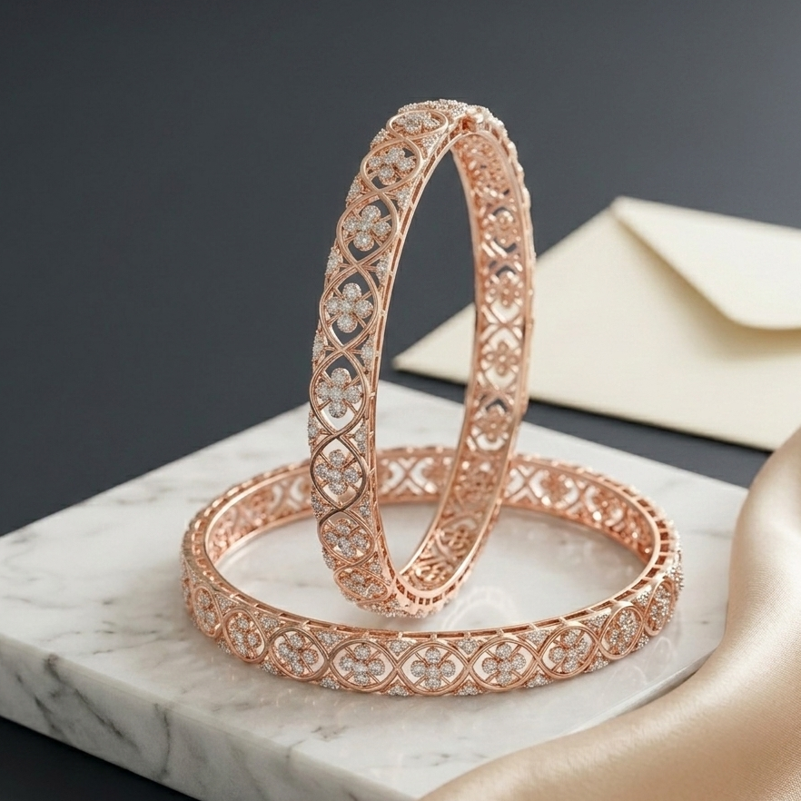 Luxe Diamond Fashion Bangles
