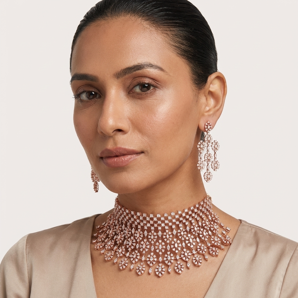 Premium Designer Bridal Diamond Set - 3