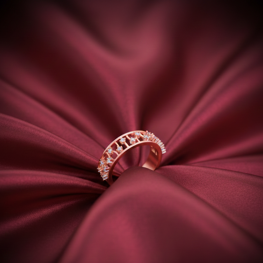 Empress Radiant Ivy Diamond Ring