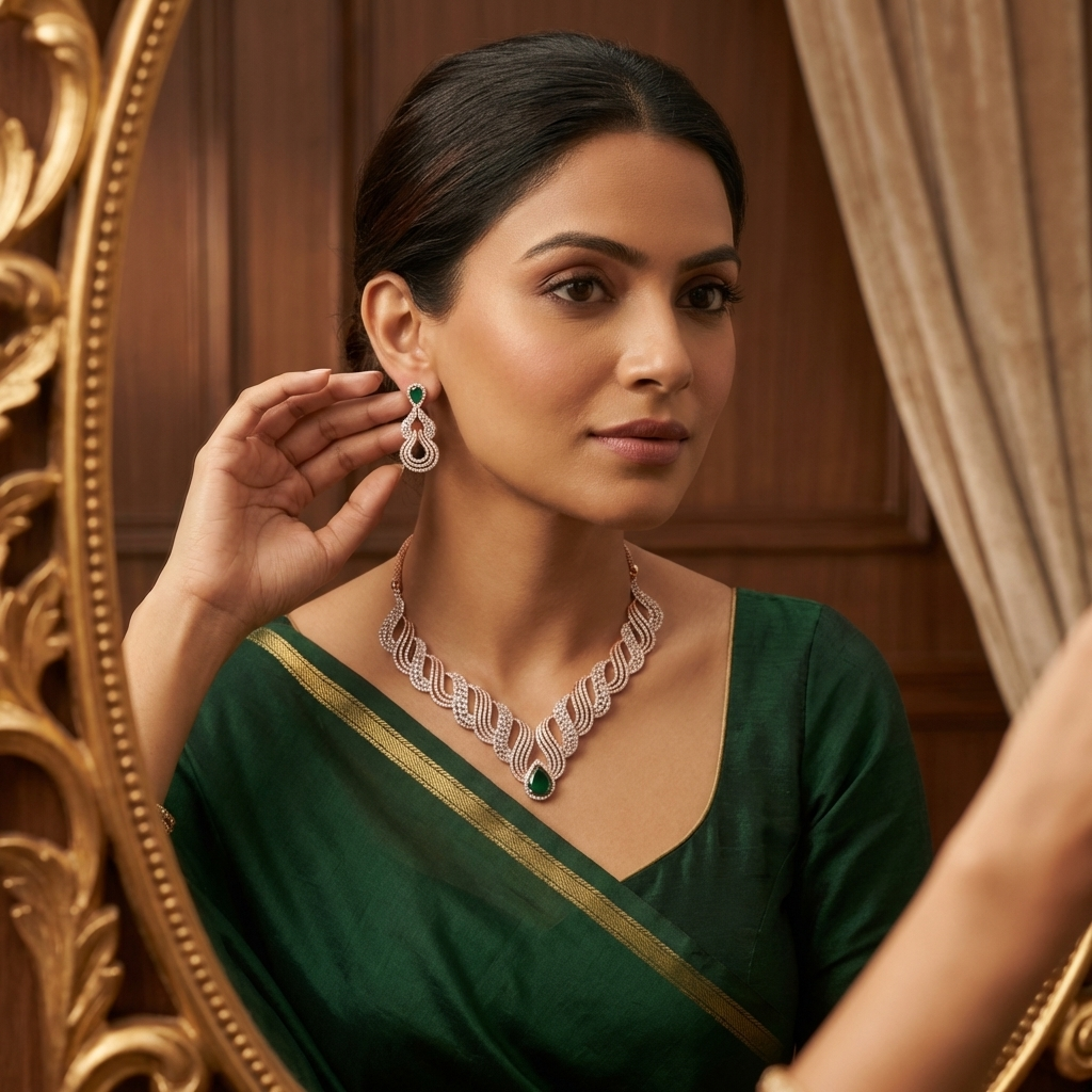 Signature Diamond Grace Necklace Set - 3