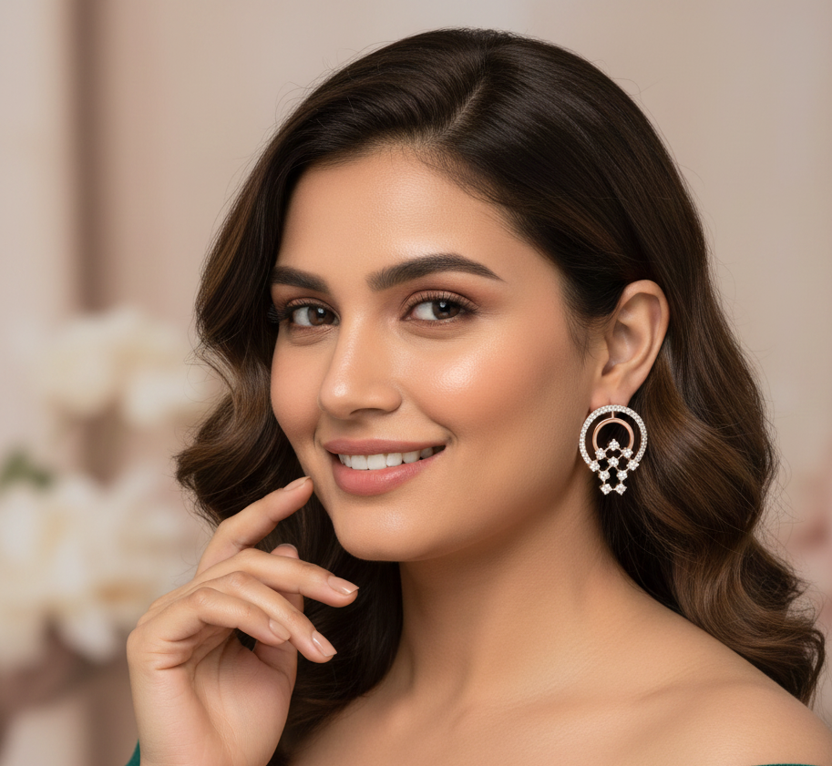 Enigma Diamond Earrings - 4