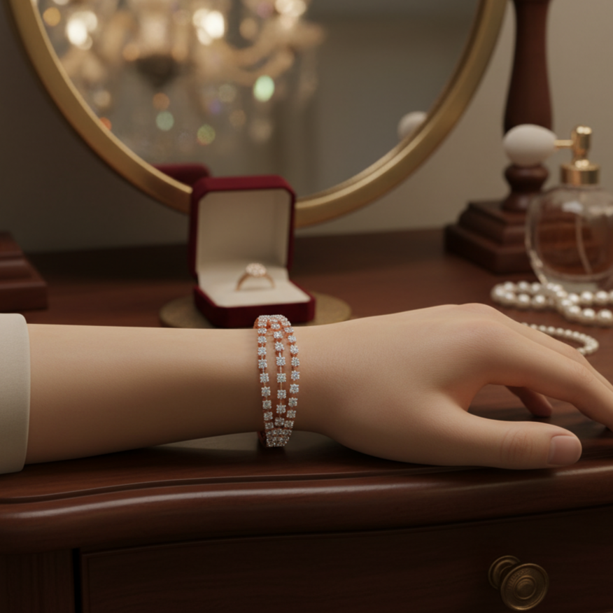 Statement Diamond Bracelet