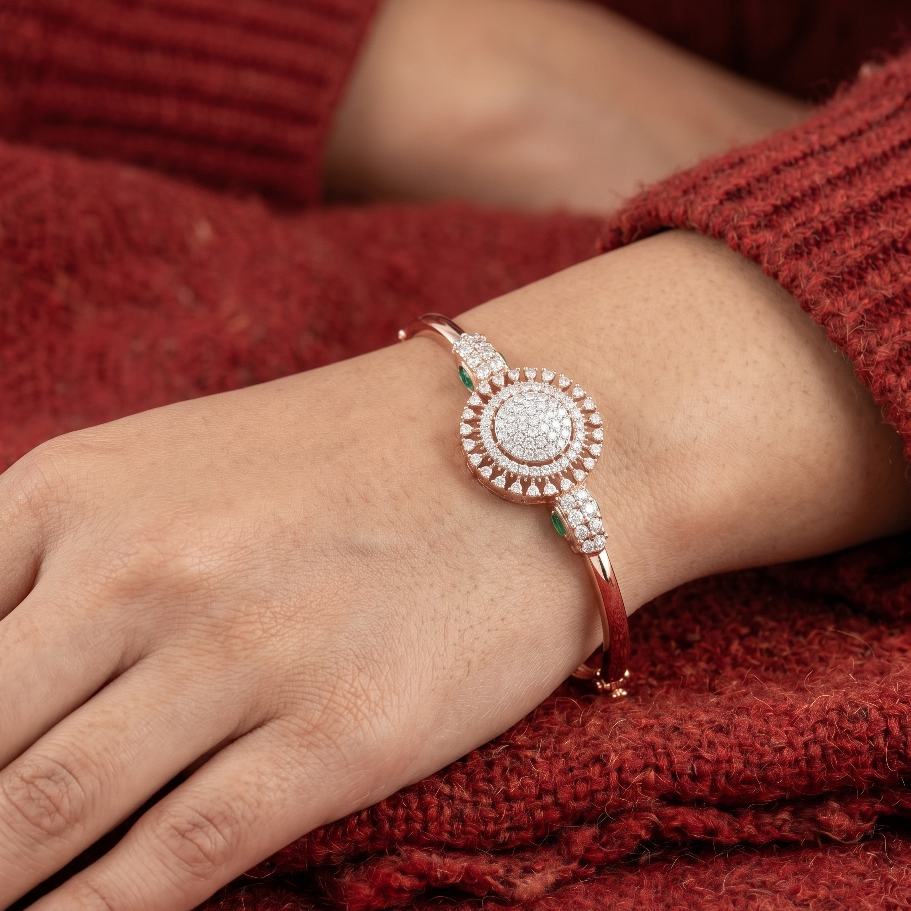 Diamond Luxury Cushion Bracelet