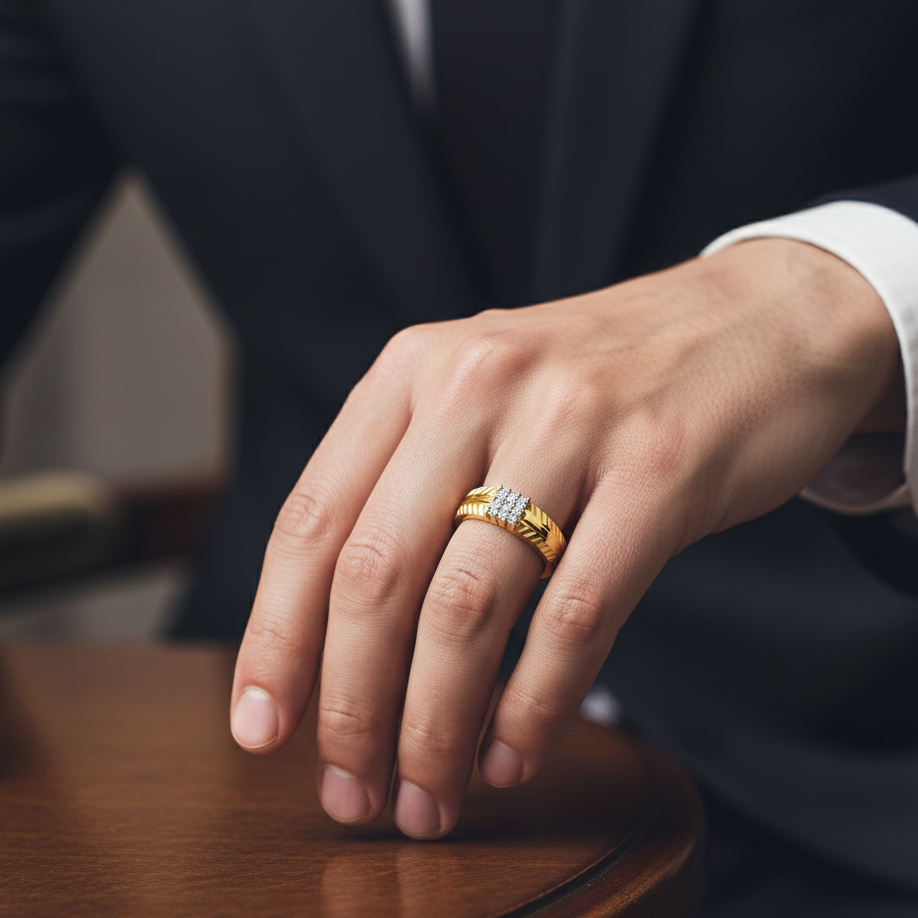 Grand Noble Diamond Gents Ring - 3