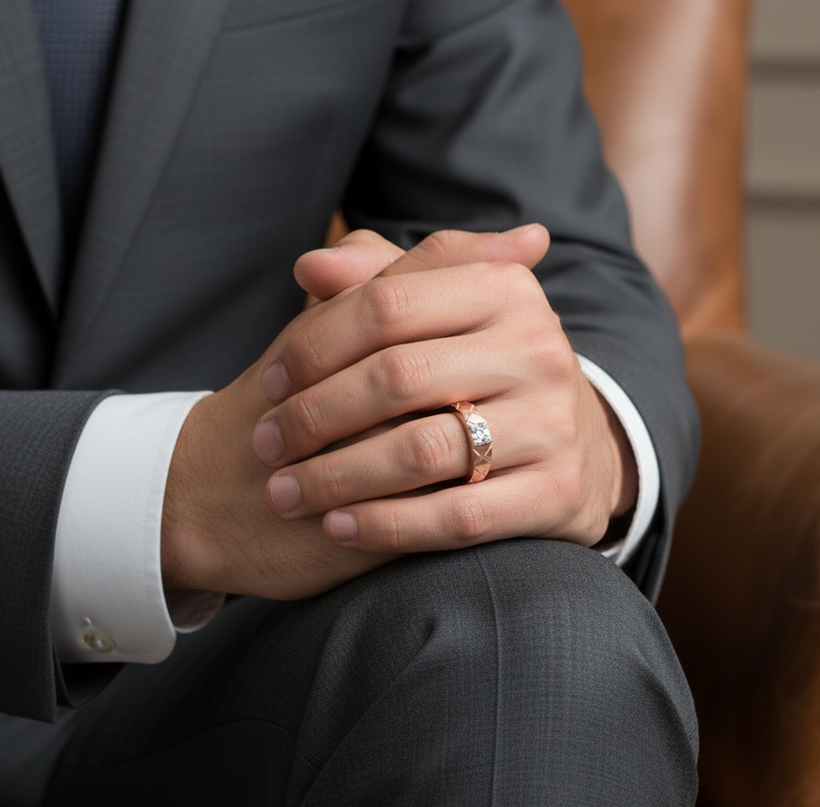 Diamond Band for Men - 3