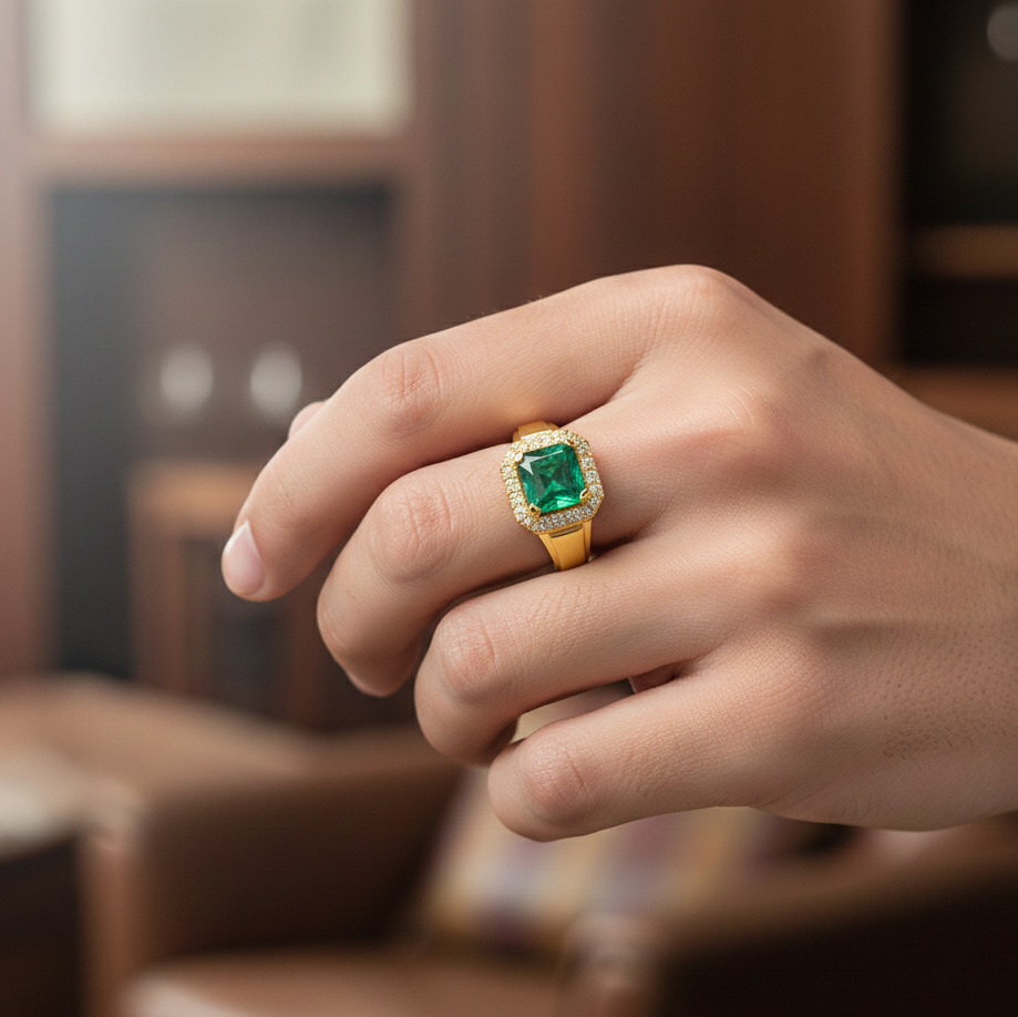 Signature Noble Diamond Gents Ring - 4