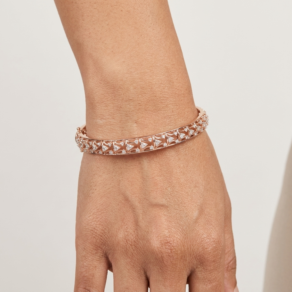 Crystal Diamond Bangles - 3