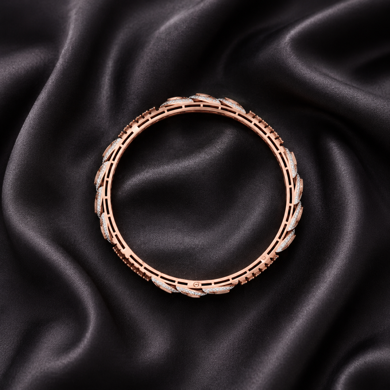 Majestic Spark Diamond Bangles - 3