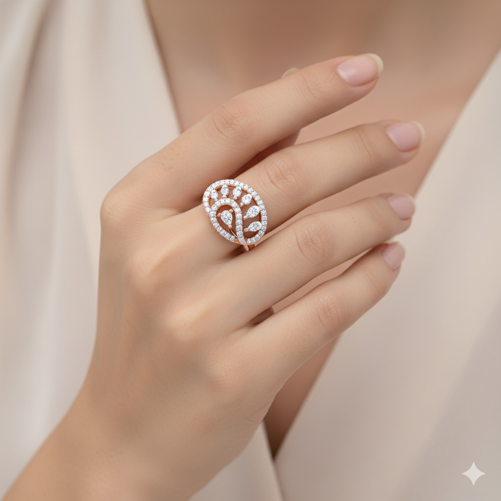 The Paisley Bloom Ring