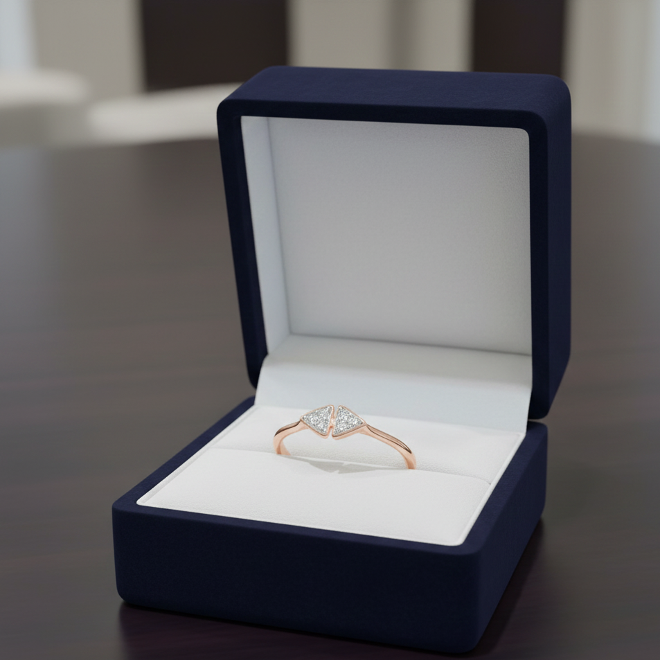 Royal Petal Diamond Ladies Ring