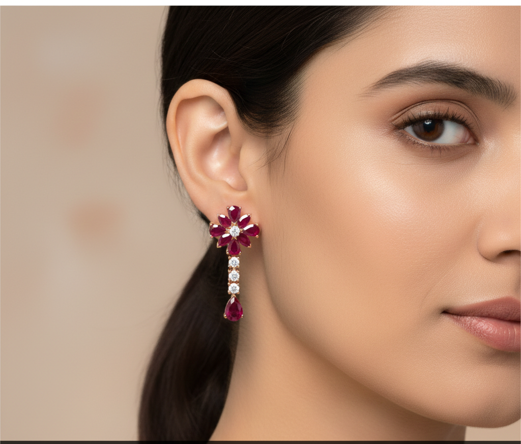 Novelle Brilliance Diamond Drop Earrings
