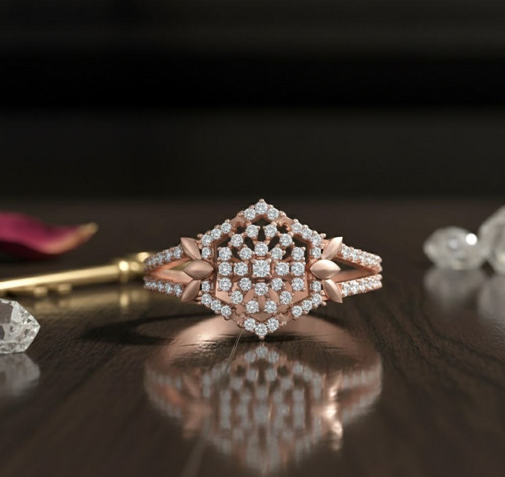 Opulent Spark Diamond Ring - 3