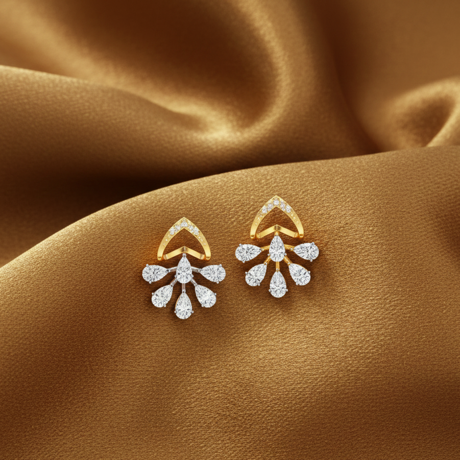 Elegant Diamond Stud Earrings for Graceful Wear