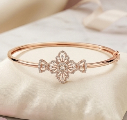 Diamond Charm Bracelet - 5
