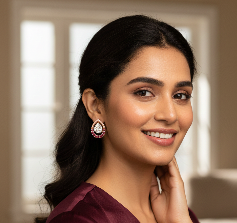 Classic Elegance Diamond Stud Earrings