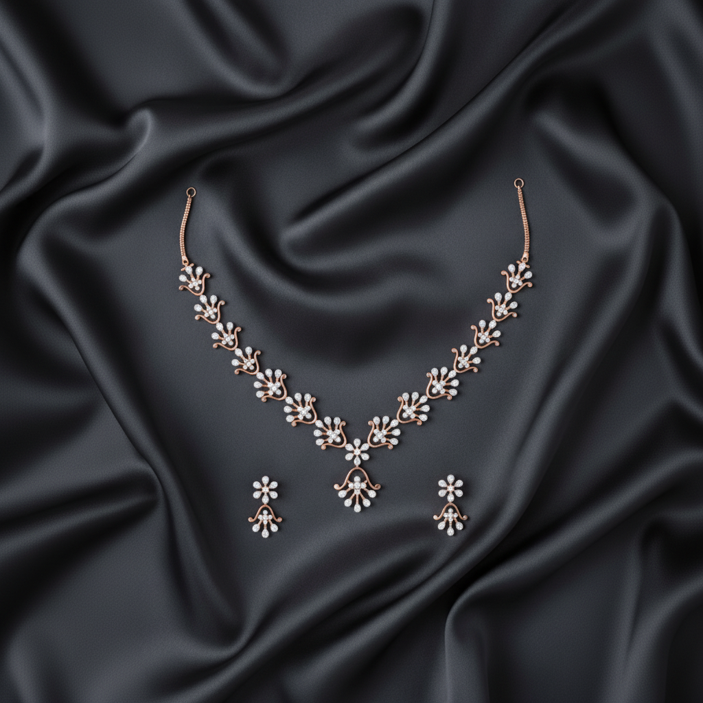 Aurora Diamond Elegance Necklace Set