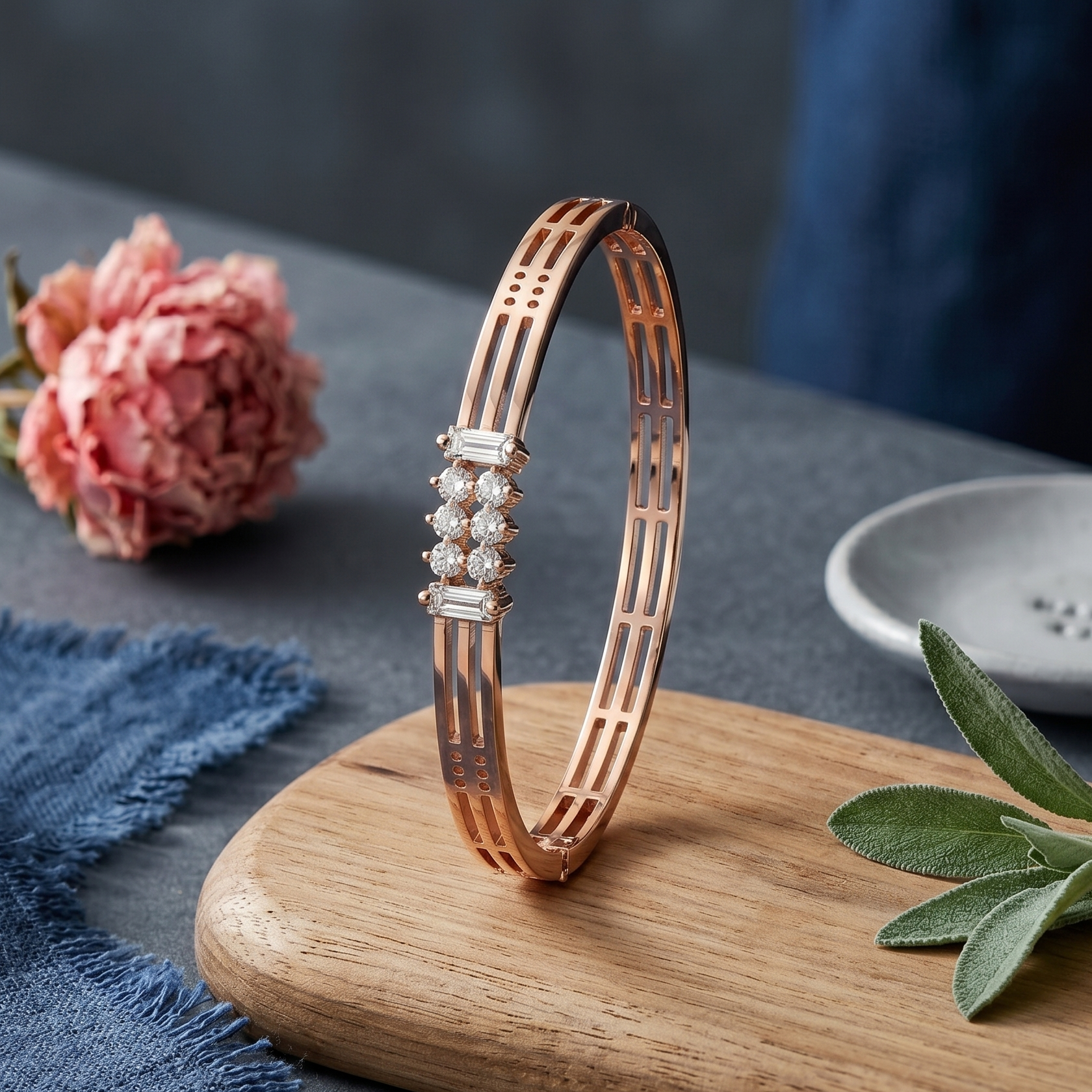 Fine Craft Diamond Bangles