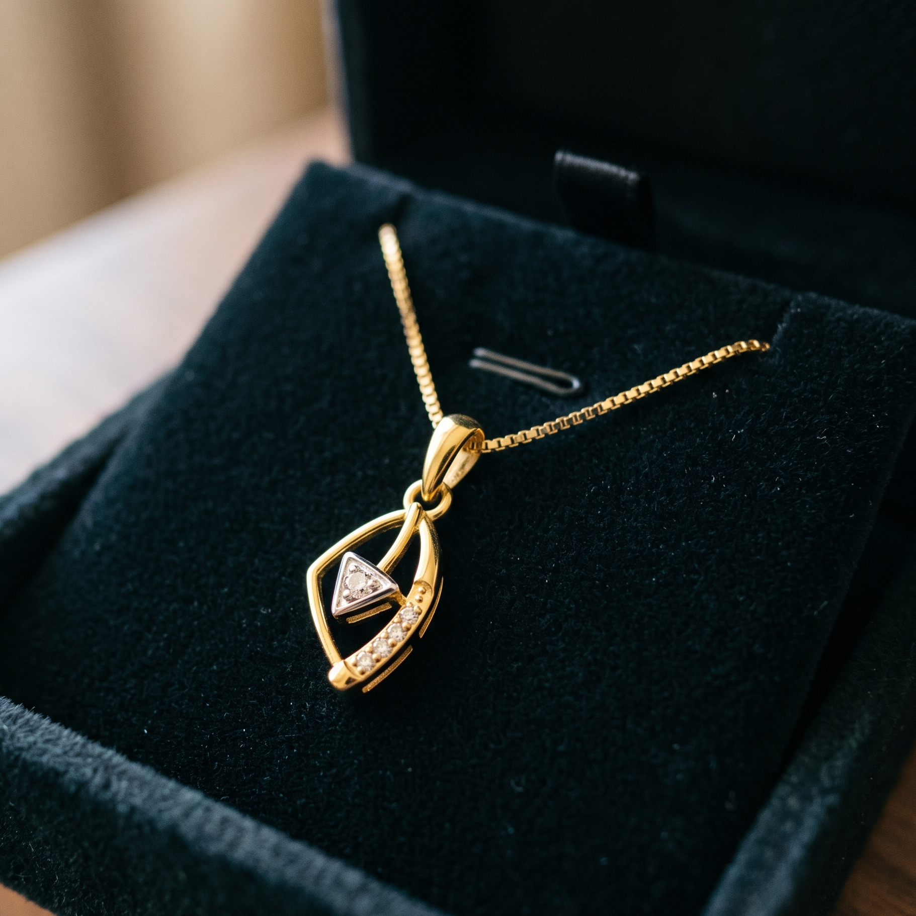 Floral Bloom Diamond Pendant