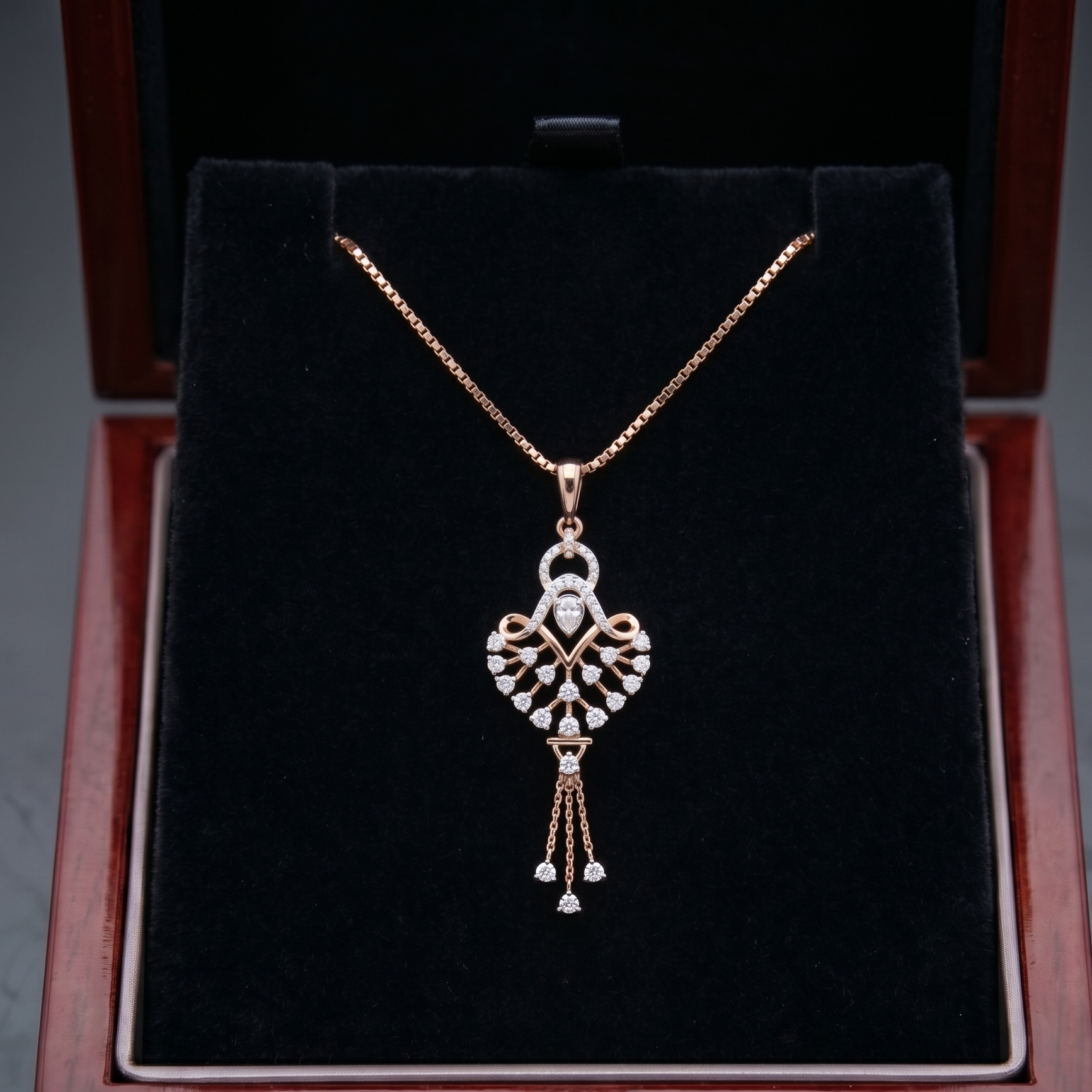 Diamond Whisper Bloom Pendant