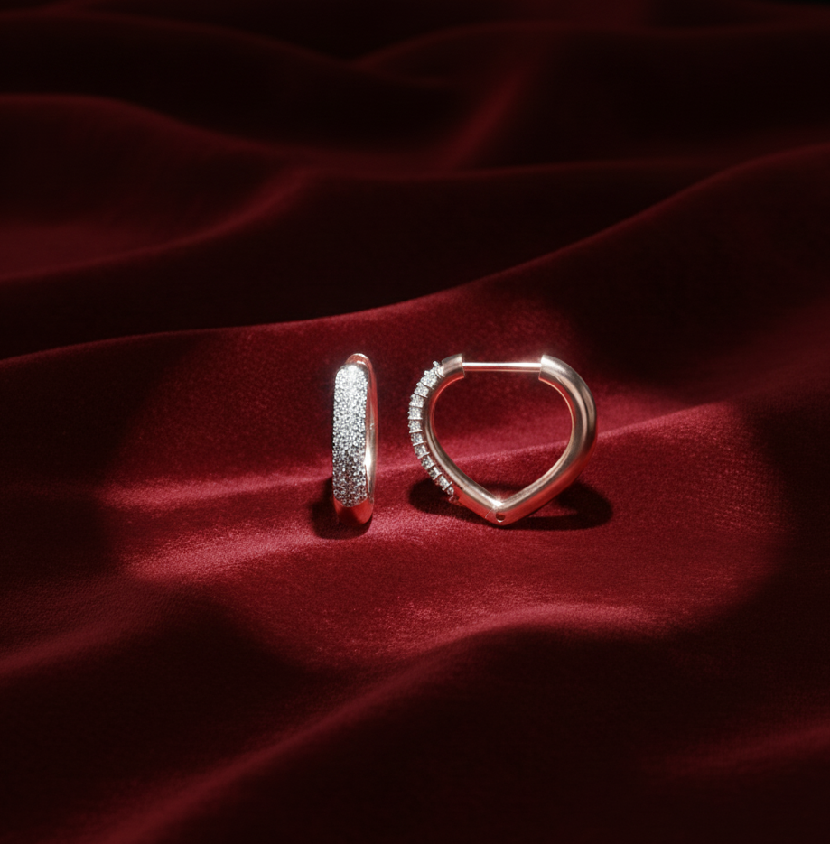 Designer Diamond Bali Earrings for Fashion Lovers