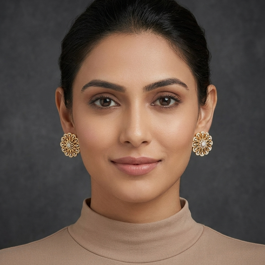 Cosmo Diamond Earrings - 4