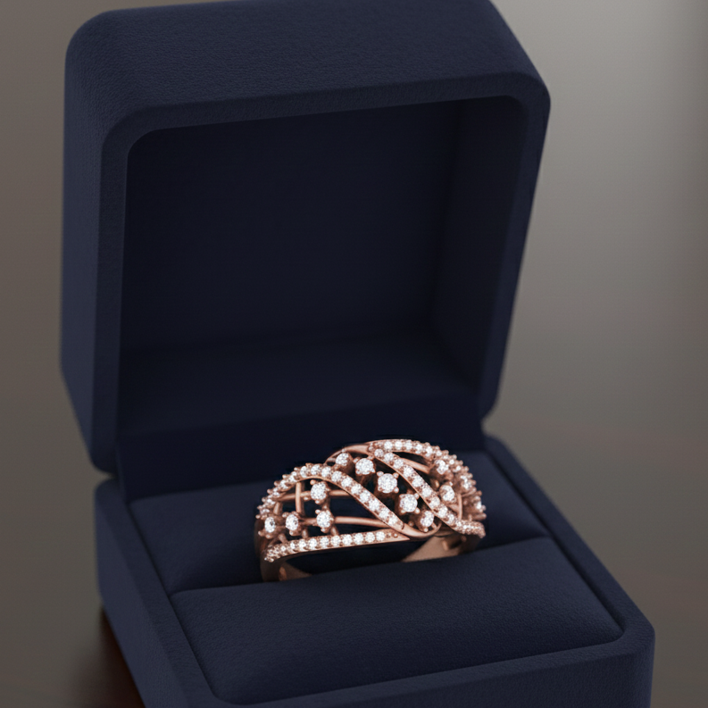 Noble Radiance Diamond Ring - 3