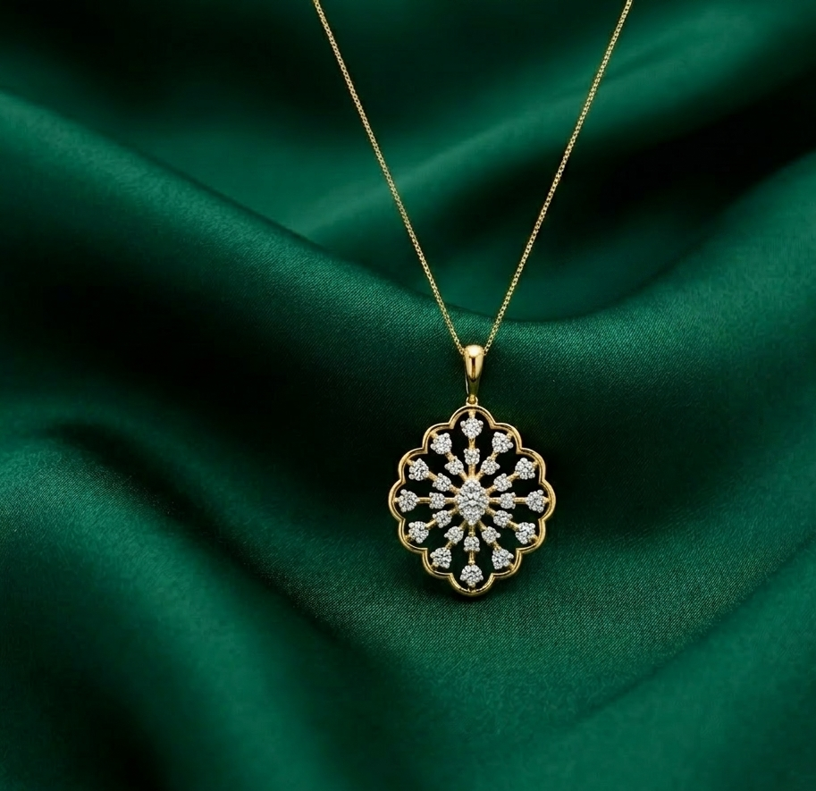 Moonvine Diamond Pendant
