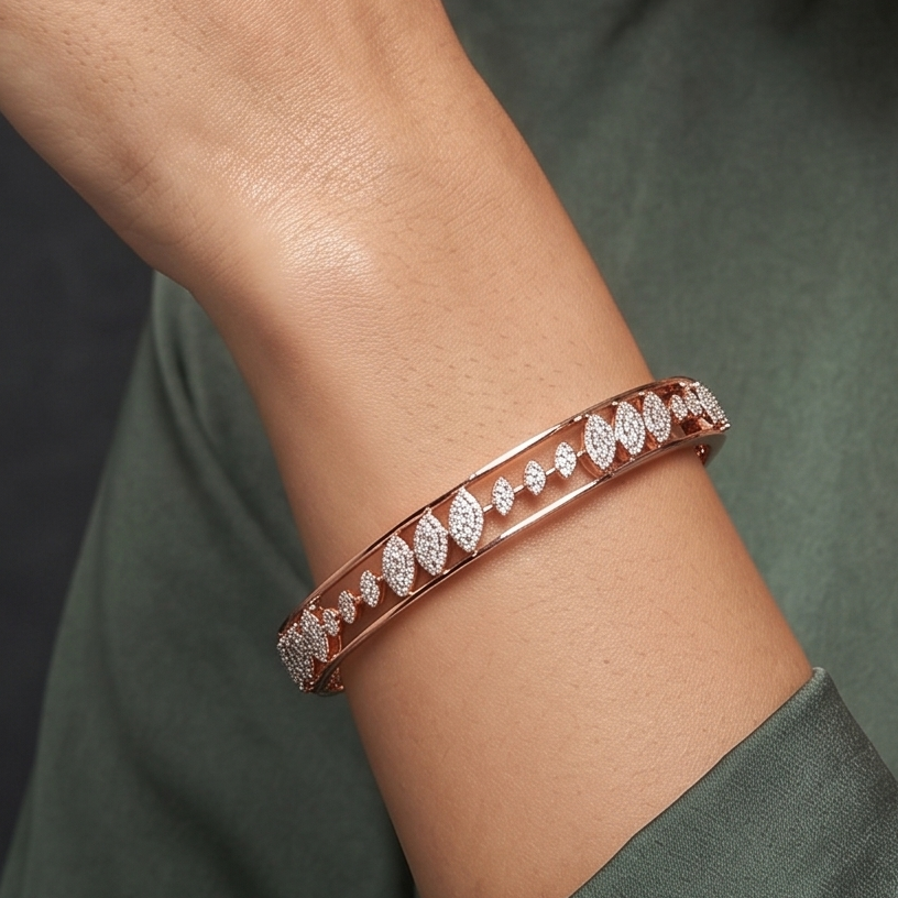 Diamond Charm Bangles