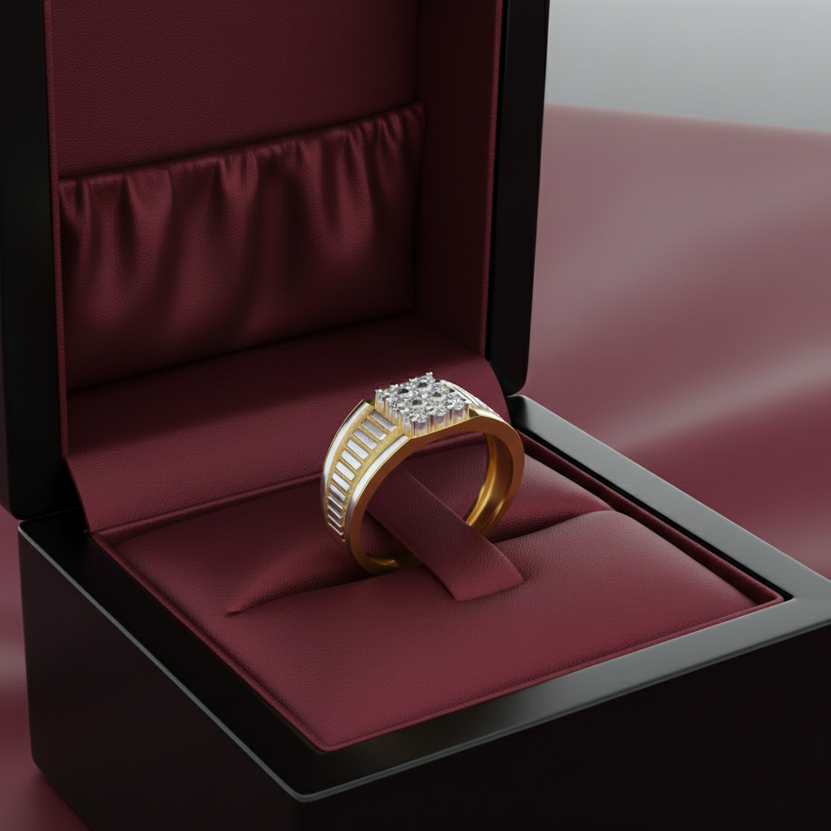 Grand Authority Diamond Gents Ring