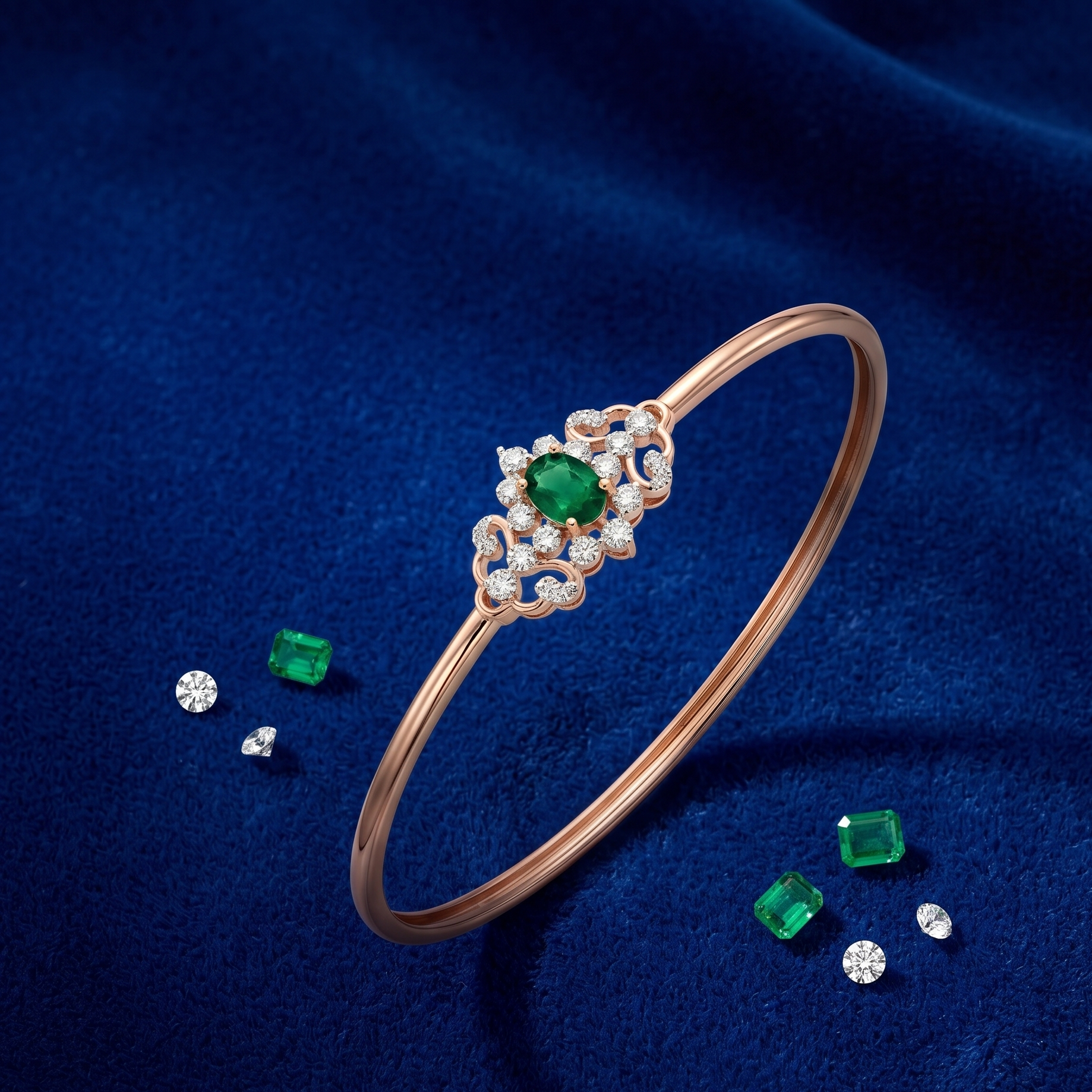 Diamond Fine Mesh Bracelet