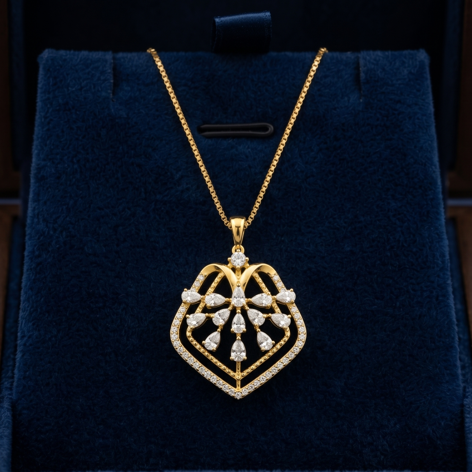 Elowen Diamond Pendant - 3