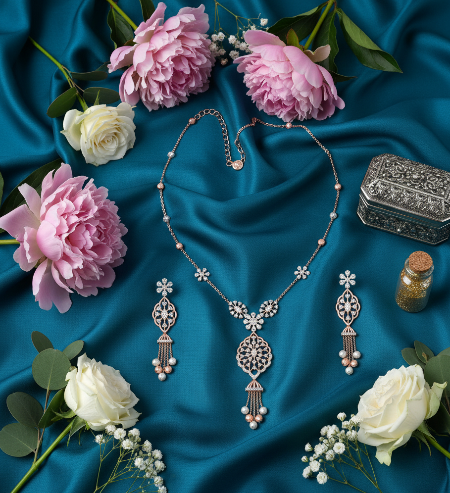 Morning Dew Flower Diamond Set - 3