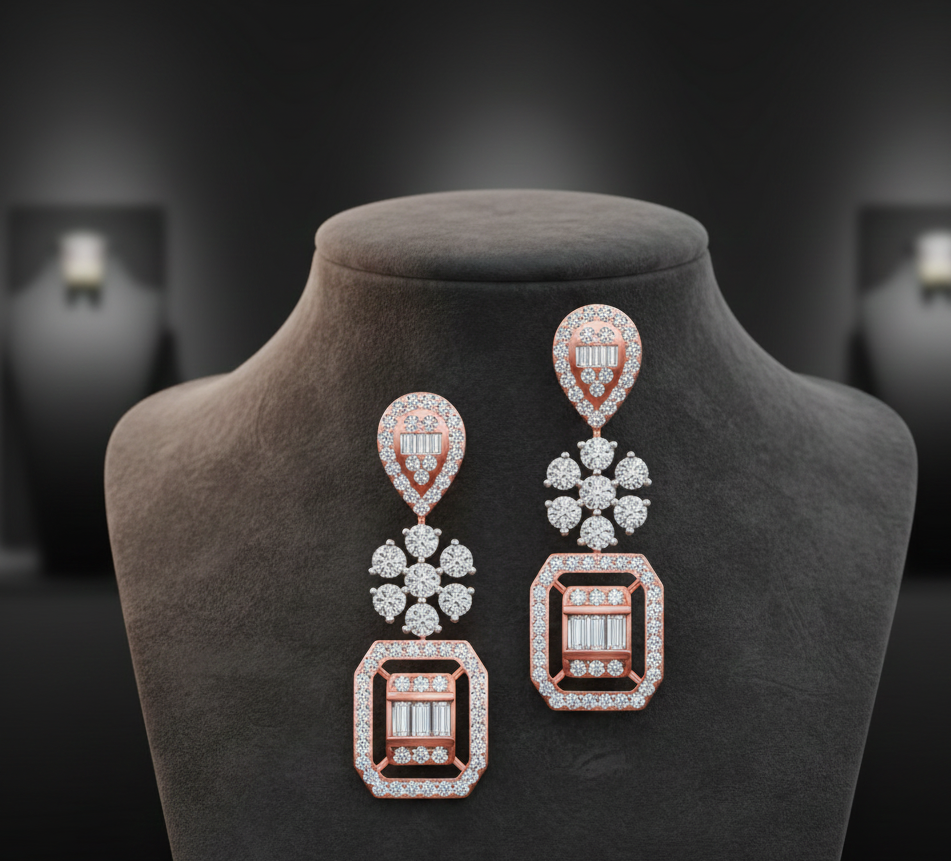 Etherea Spark Diamond Danglers