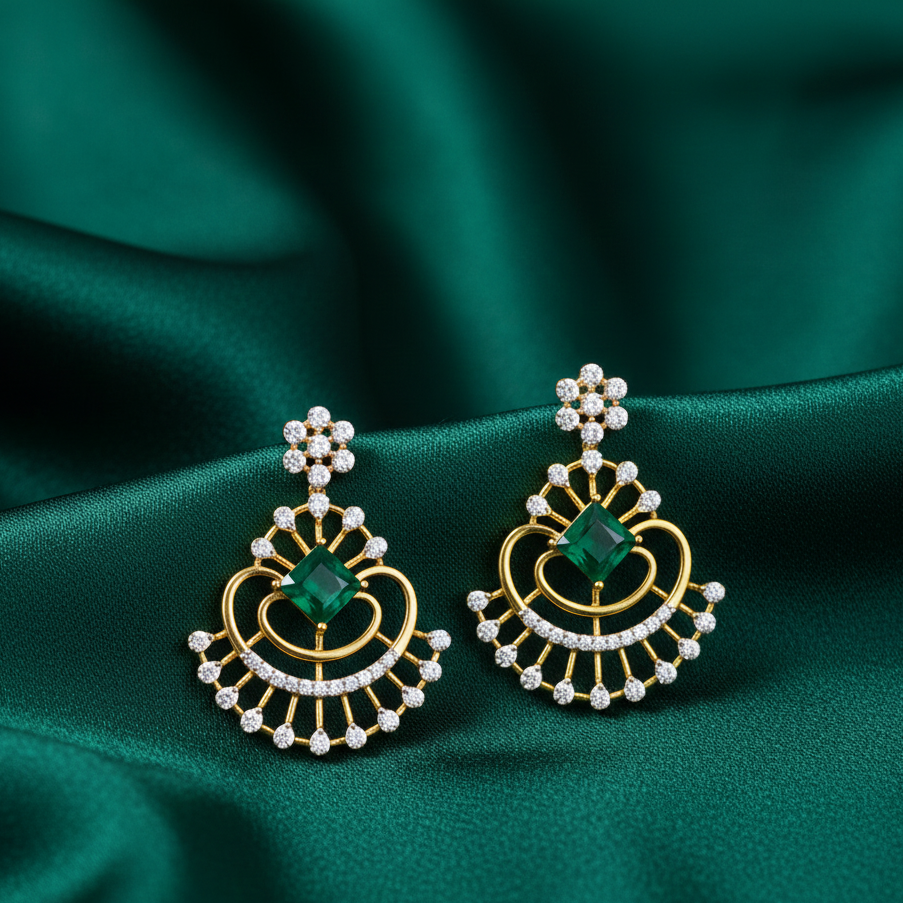 Stylish Everyday Diamond Stud Earrings