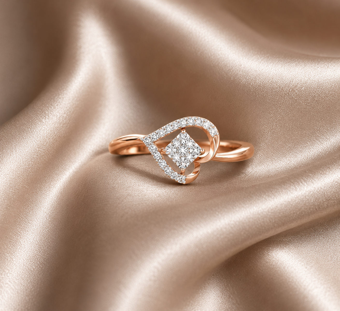 The Modern Heart Ring