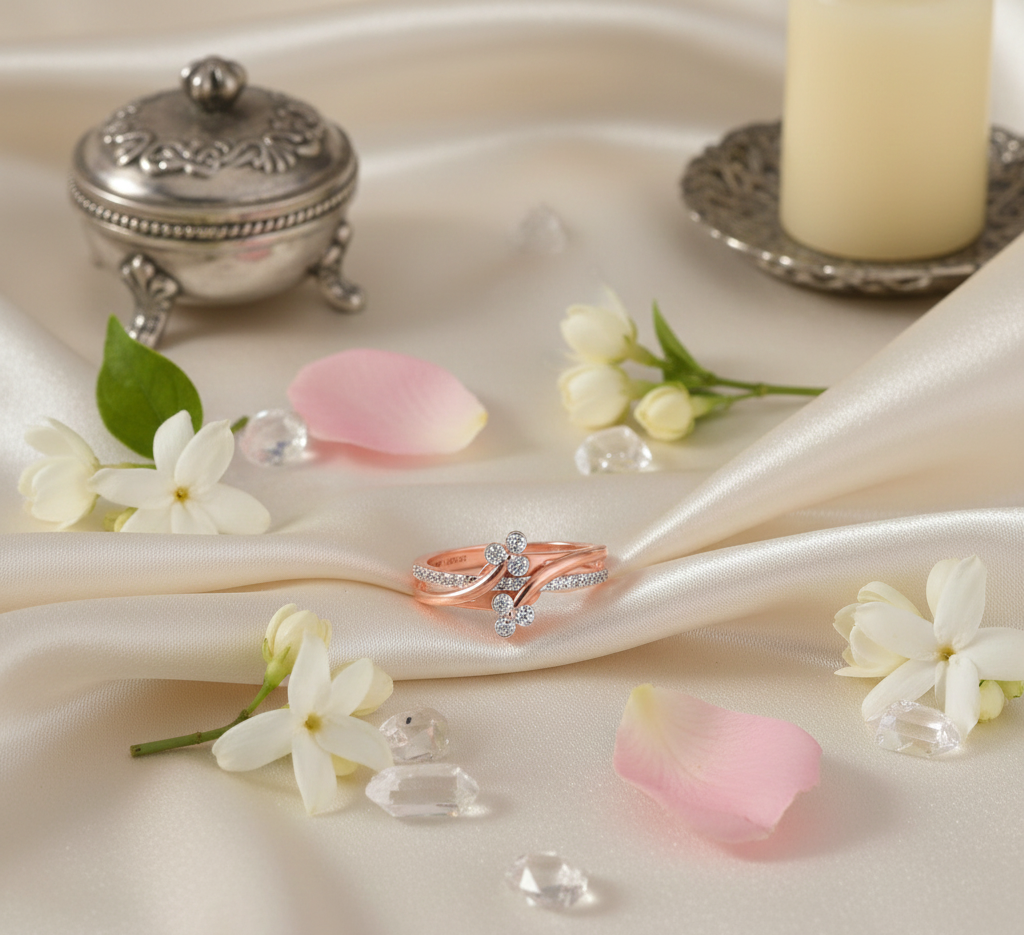 Luxe Aura Diamond Ladies Ring - 3