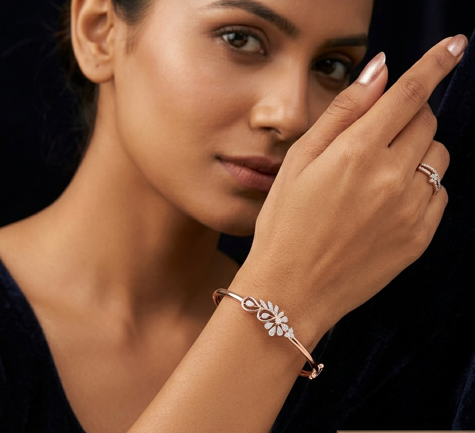 Diamond Cluster Bracelet - 3