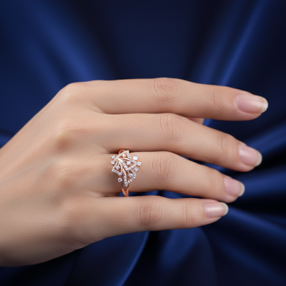 Regal Crown Aura Diamond Ring - 3