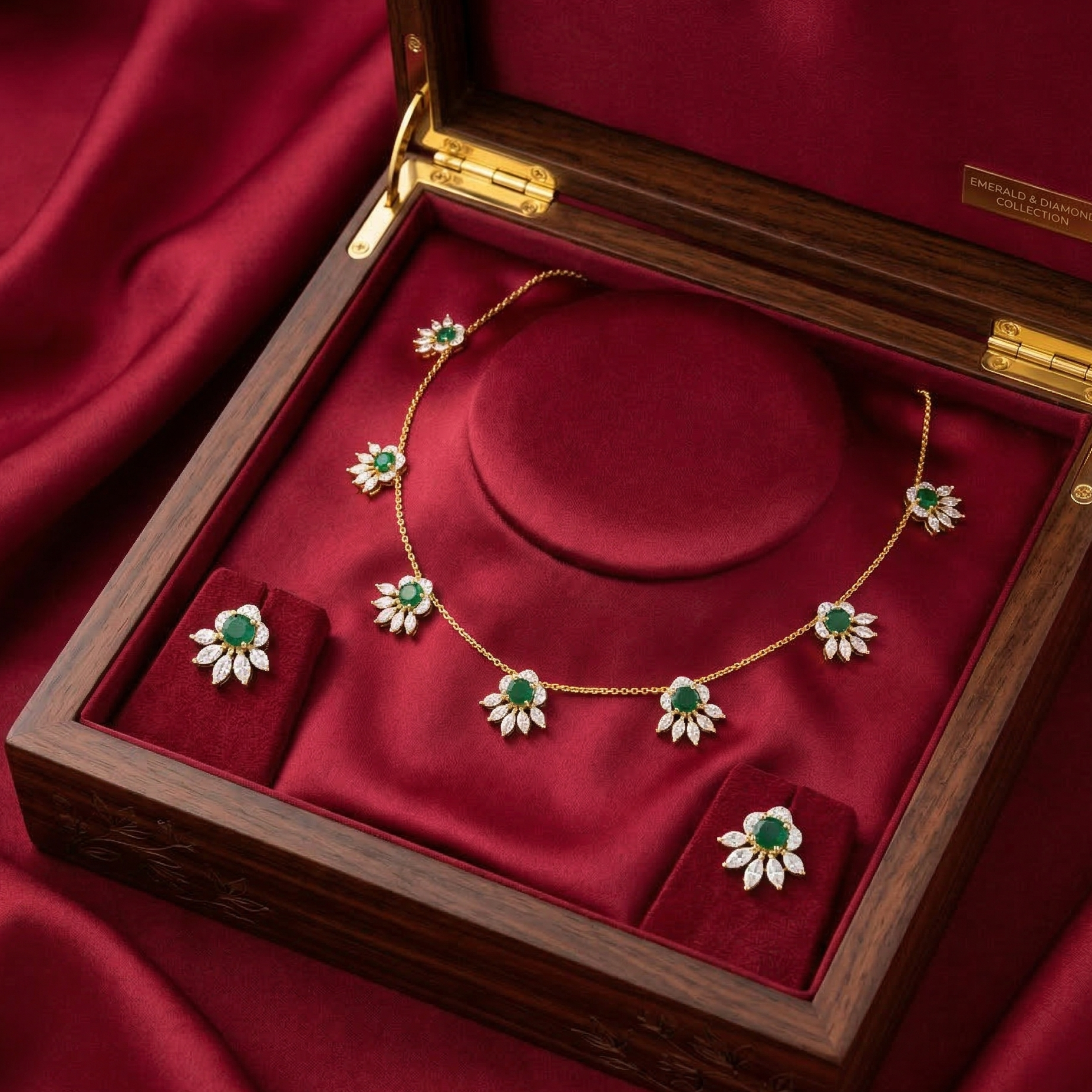Elegant Diamond Elite Necklace Set - 3