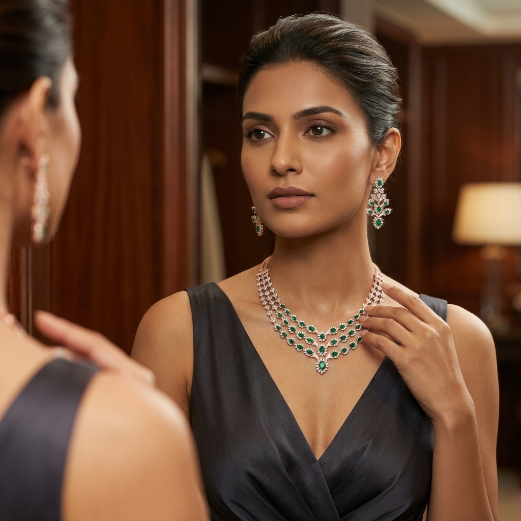Supreme Diamond Luxe Necklace Set - 4
