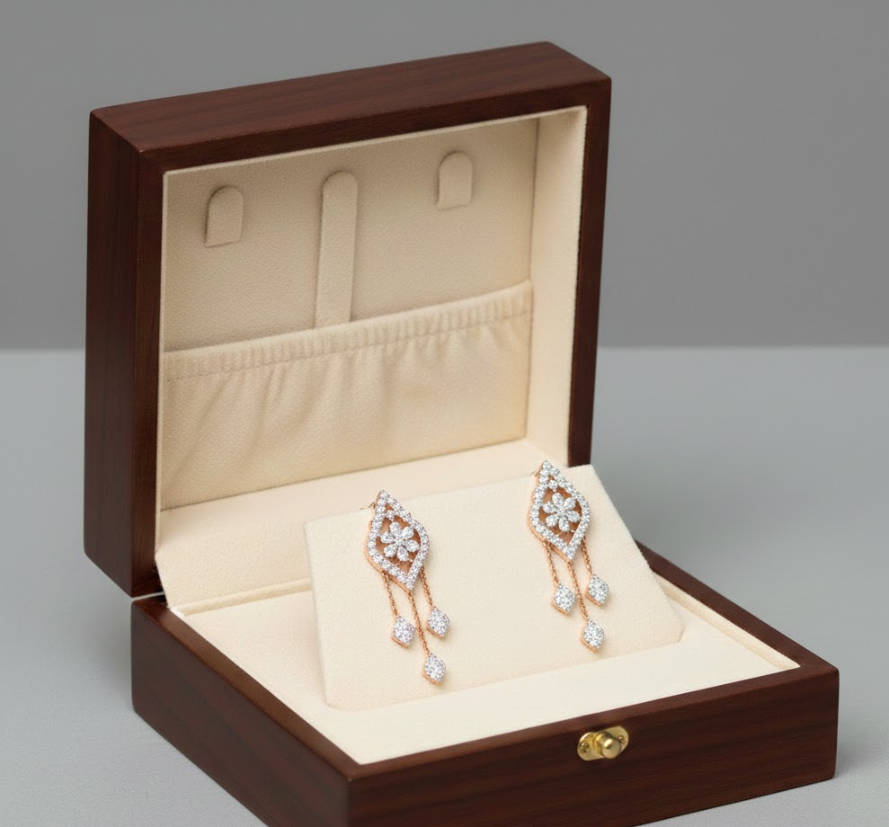 Diamond Allure Drop Earrings