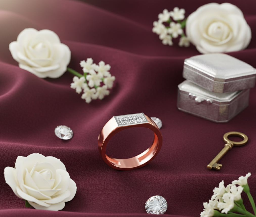 Grand Crown Diamond Gents Ring - 5