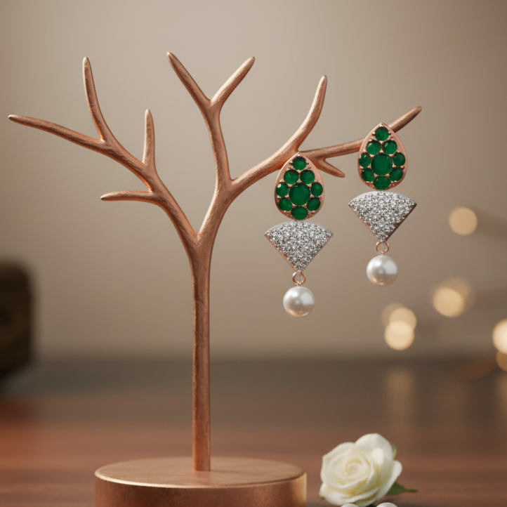 Shine Drift Diamond Dangler Earrings - 3